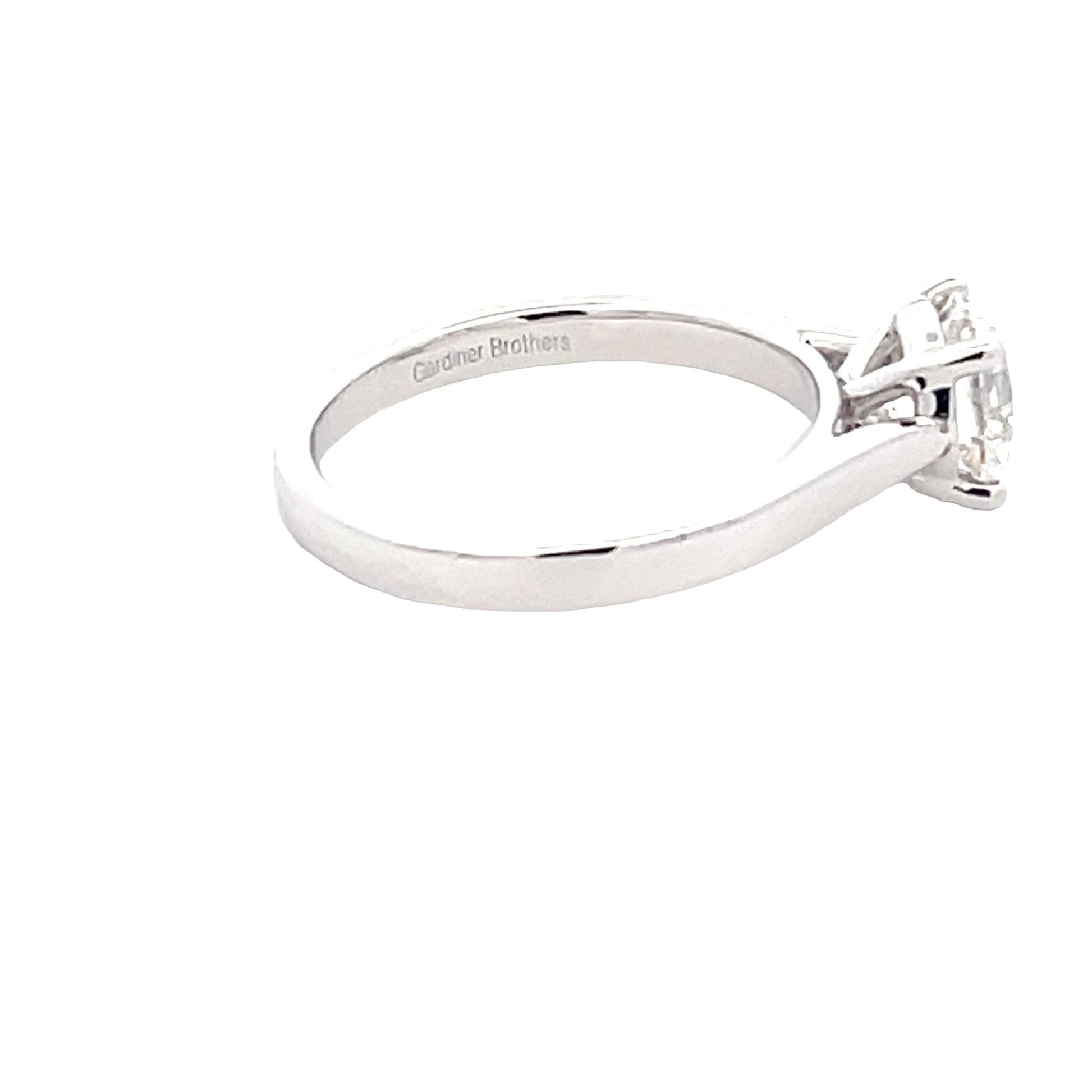 Round Brilliant Cut Diamond Solitaire Ring - 1.25cts  Gardiner Brothers   