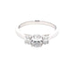 Platinum Aurora Oval Shaped Diamond 3 stone ring - 0.82cts Gardiner Brothers