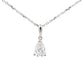 Aurora Pear Shaped Diamond Solitaire Pendant - 0.52cts  Gardiner Brothers   