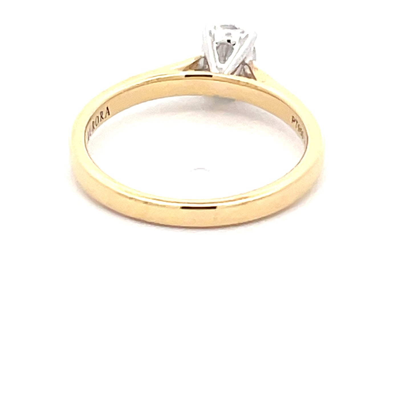 Aurora Oval Shaped Diamond Solitaire Ring - 0.51cts  Gardiner Brothers   