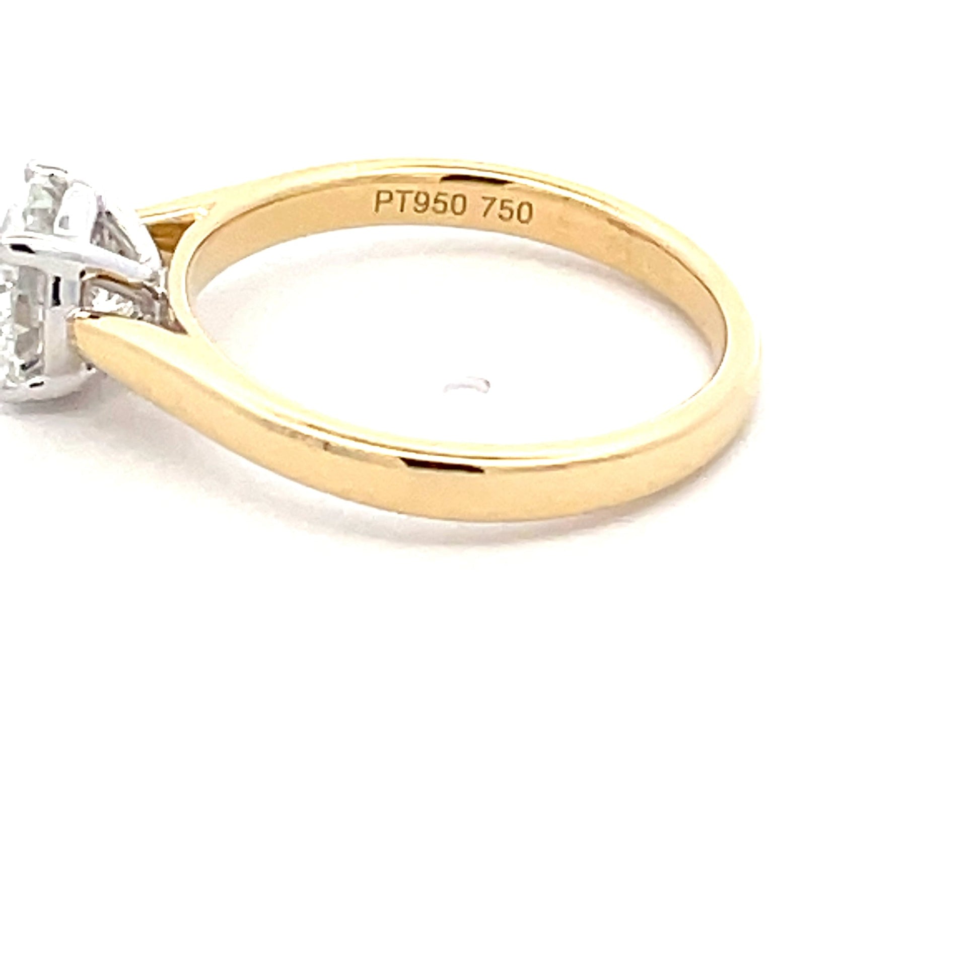 Yellow Gold Round Brilliant Cut Diamond Solitaire Ring - 1.20cts Gardiner Brothers