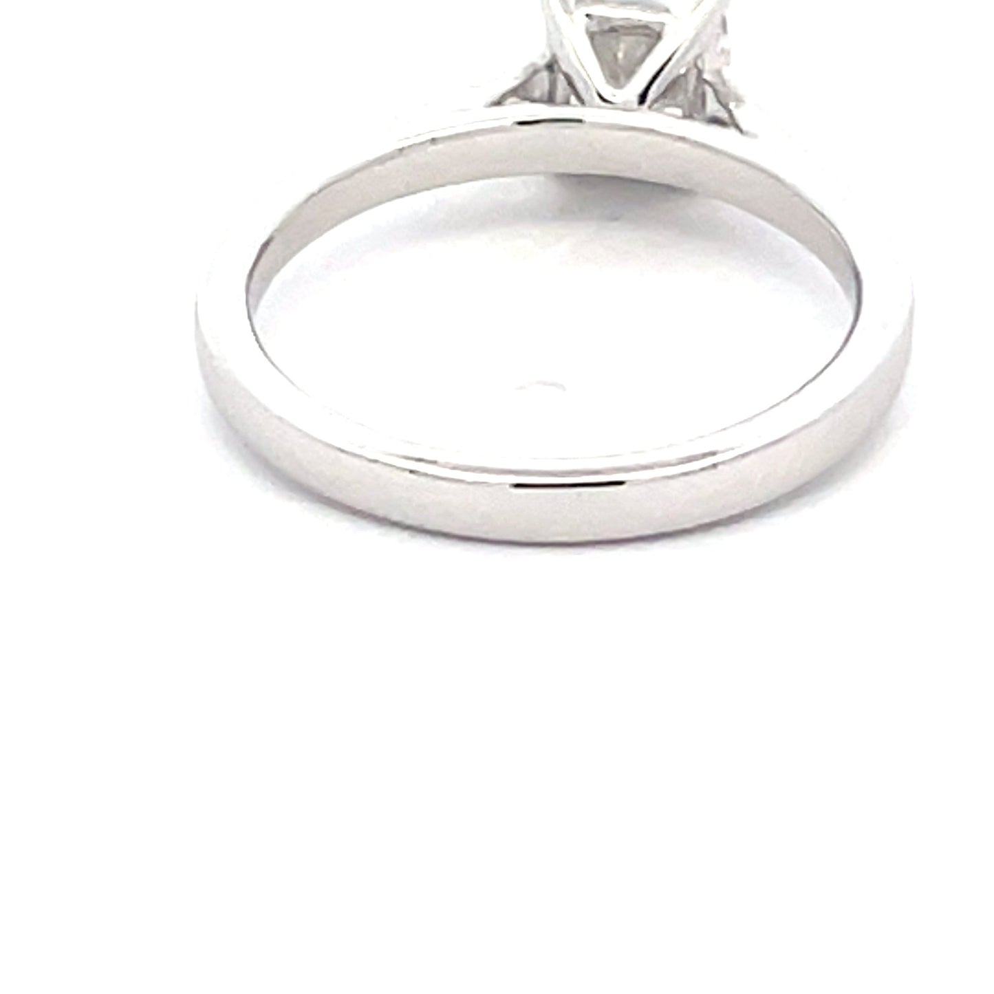 Platinum Cushion Shaped Diamond Solitaire ring - 1.20cts Gardiner Brothers
