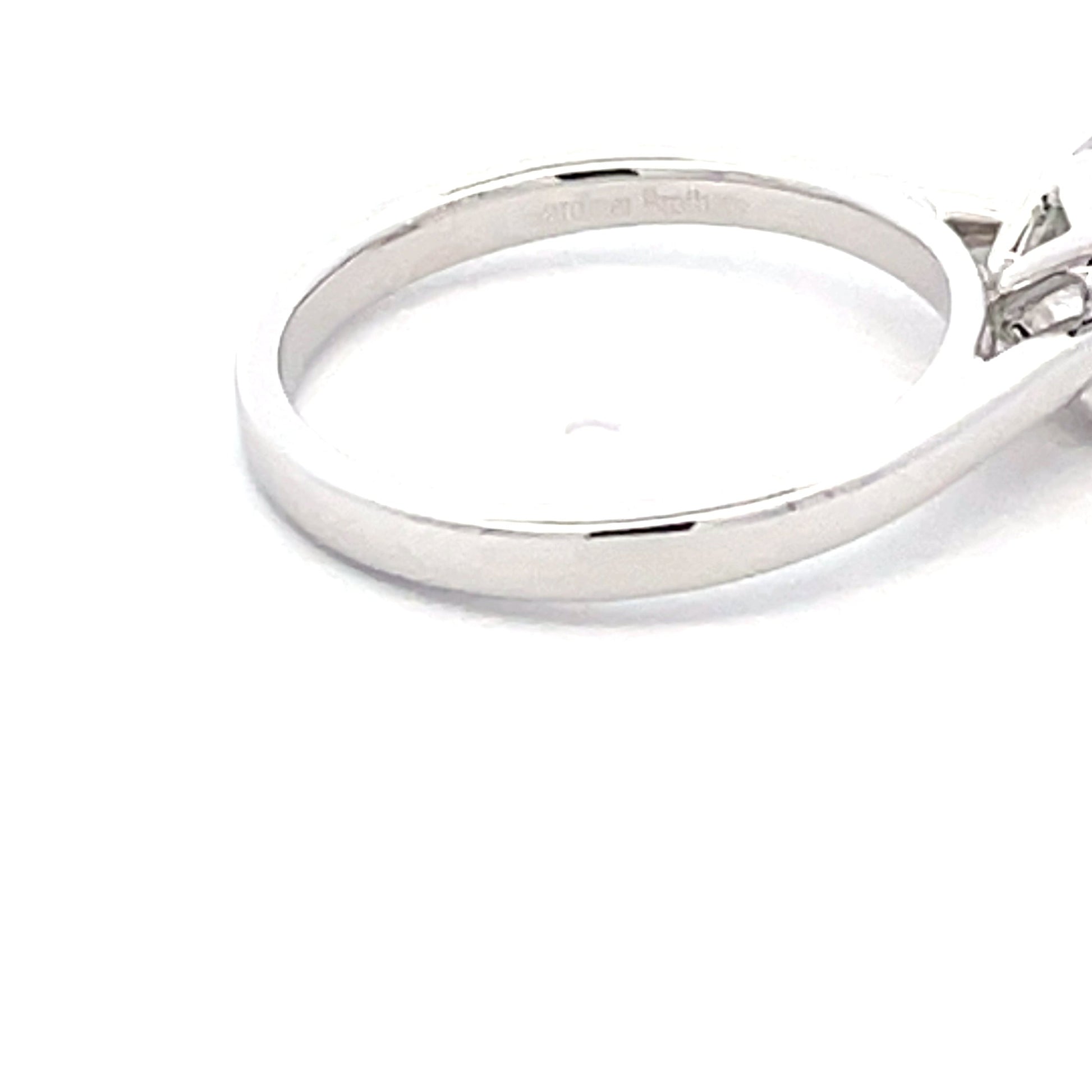 Platinum Cushion Shaped Diamond Solitaire ring - 1.20cts Gardiner Brothers