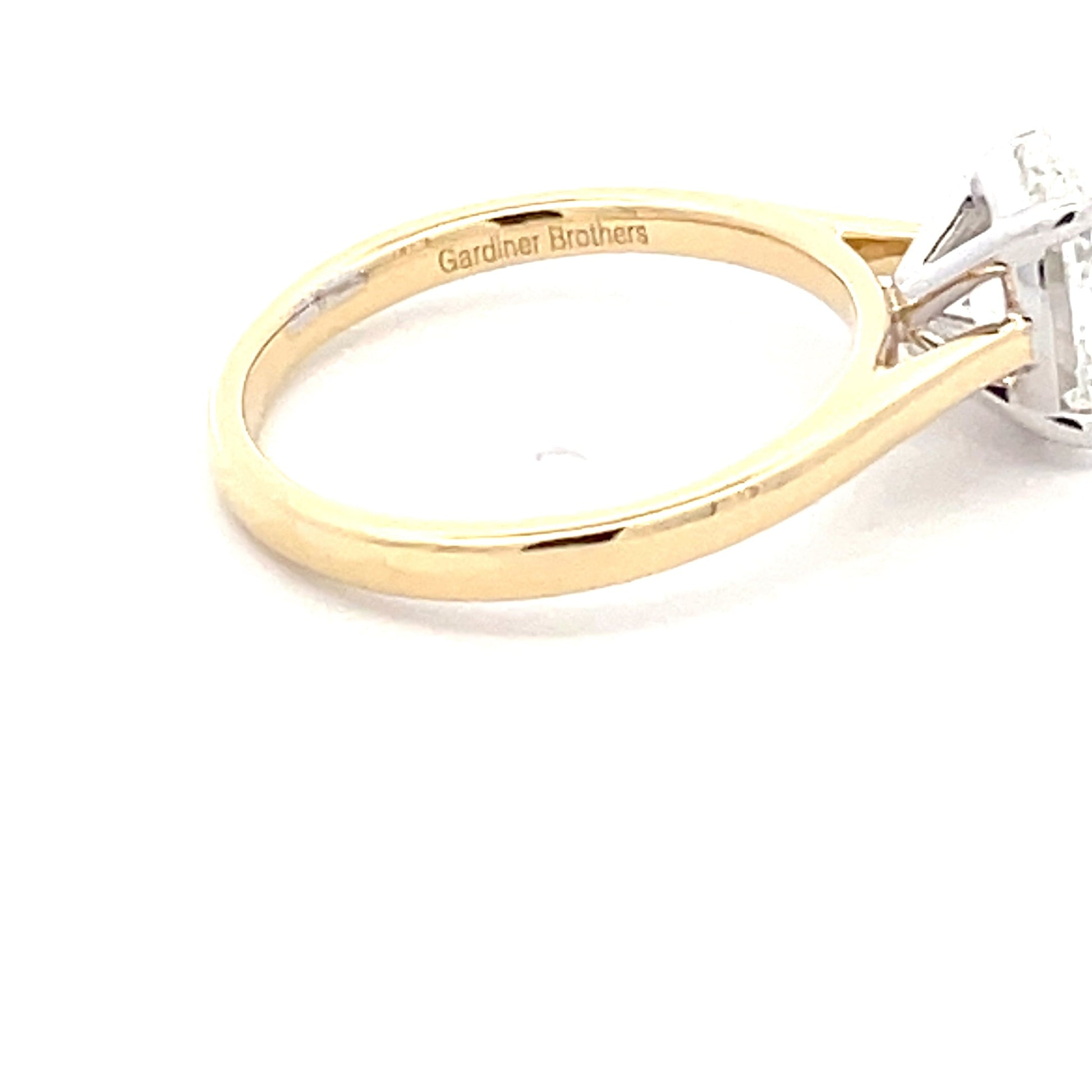 Yellow Gold Oval Shaped Diamond Solitaire Ring - 1.51cts Gardiner Brothers