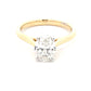 Yellow Gold Oval Shaped Diamond Solitaire Ring - 1.51cts Gardiner Brothers