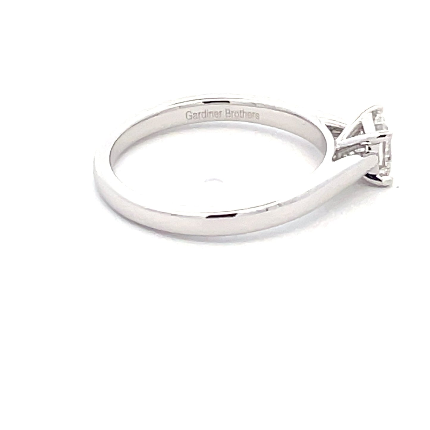 Princess Cut Diamond Solitaire Ring - 0.50cts  Gardiner Brothers   