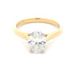 Yellow Gold Oval Shaped Diamond Solitaire Ring - 1.51cts Gardiner Brothers