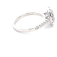 Platinum Oval Shaped Diamond Halo Cluster Style Ring - 1.52cts Gardiner Brothers