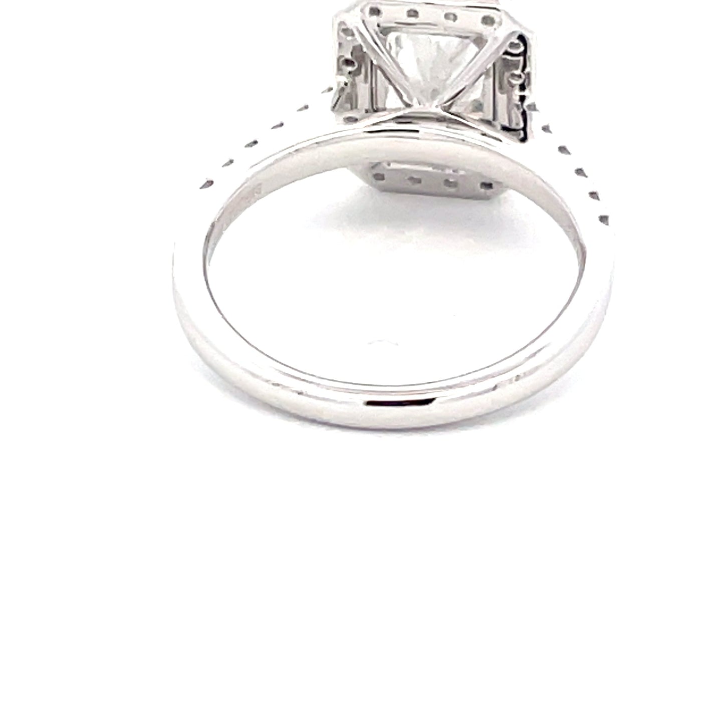 Lab Grown Radiant Cut Diamond Halo Cluster Style Ring - 2.37cts  Gardiner Brothers   