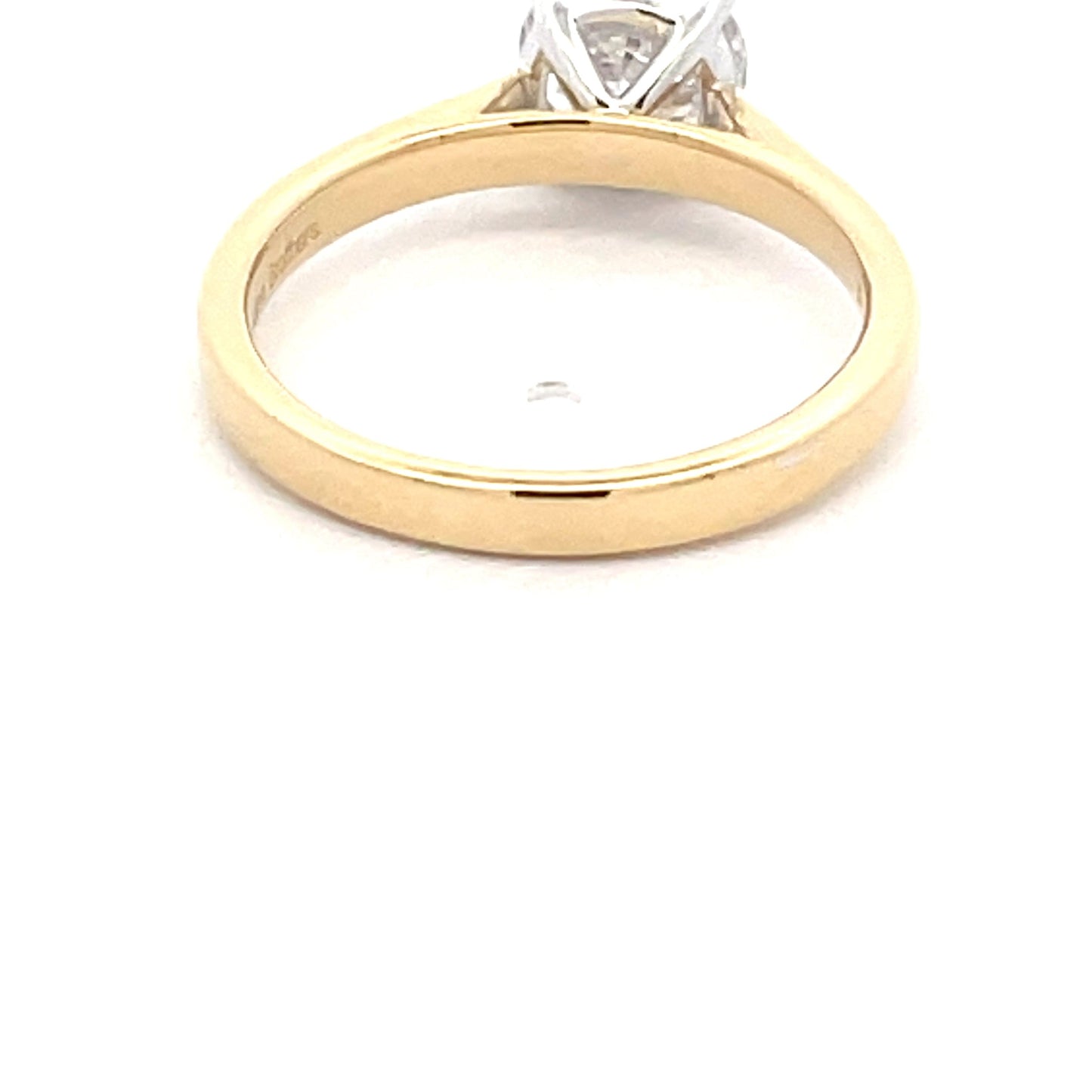 Yellow Gold Round Brilliant Cut Diamond Solitaire Ring - 1.20cts Gardiner Brothers