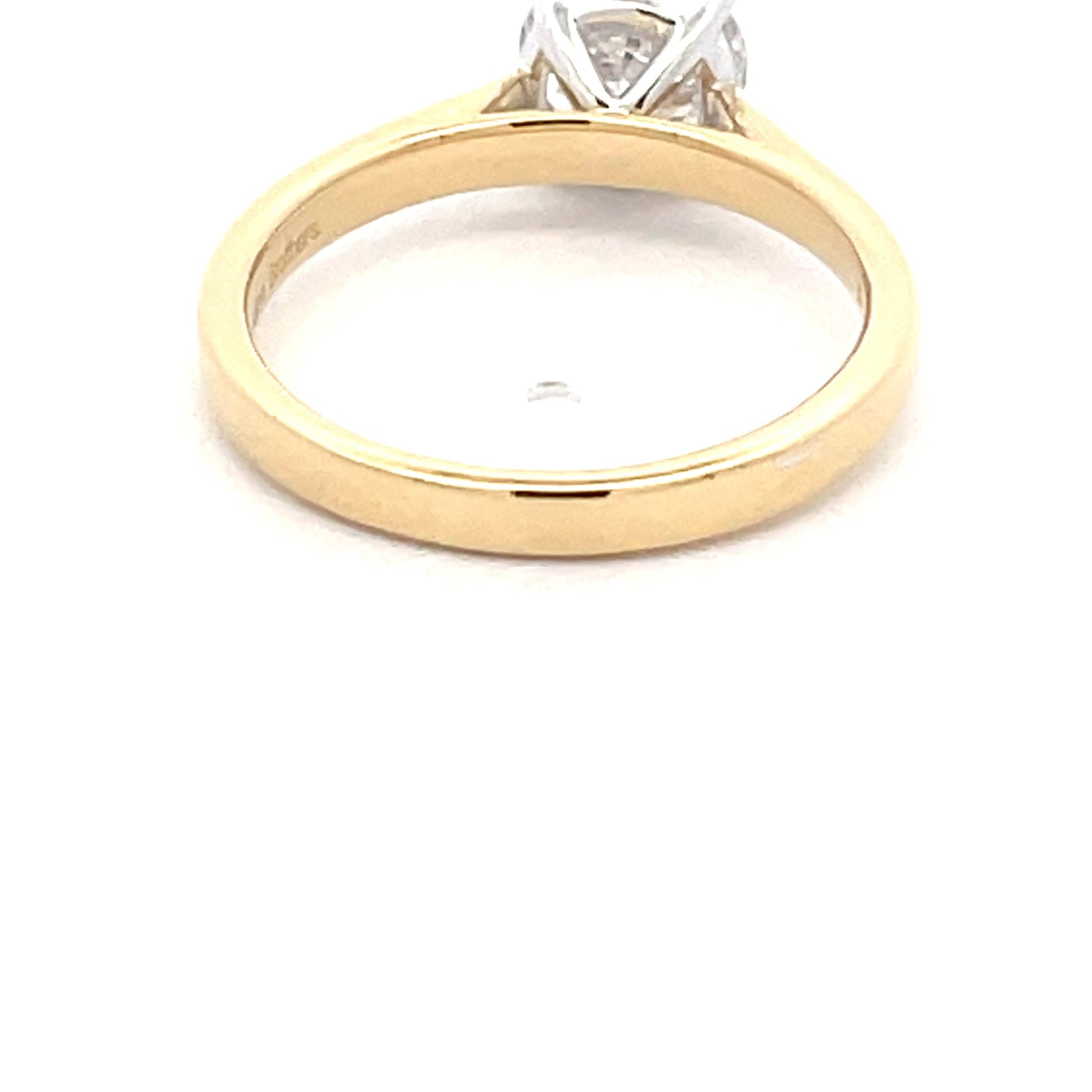 Yellow Gold Round Brilliant Cut Diamond Solitaire Ring - 1.20cts Gardiner Brothers