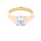 Yellow Gold Round Brilliant Cut Diamond Solitaire Ring - 1.20cts Gardiner Brothers