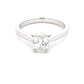 Platinum Oval Shaped Diamond Solitaire Ring - 0.90cts Gardiner Brothers