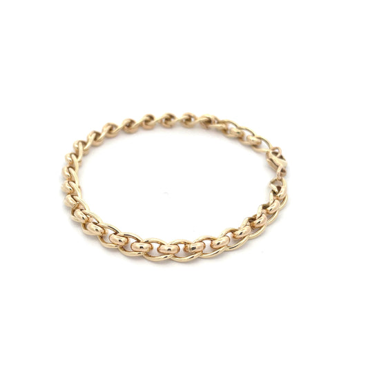 Yellow Gold S-Design Roller Bracelet  Gardiner Brothers   