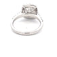 Platinum Cushion Shaped Diamond Halo Cluster Style Ring - 2.63cts Gardiner Brothers