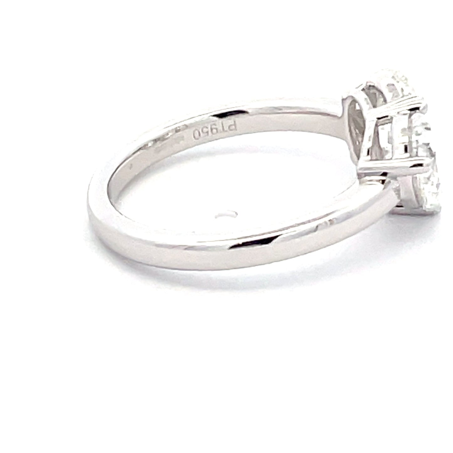 Platinum Oval and Pear Shaped Diamond "Toi et Moi" ring - 2.01cts Gardiner Brothers