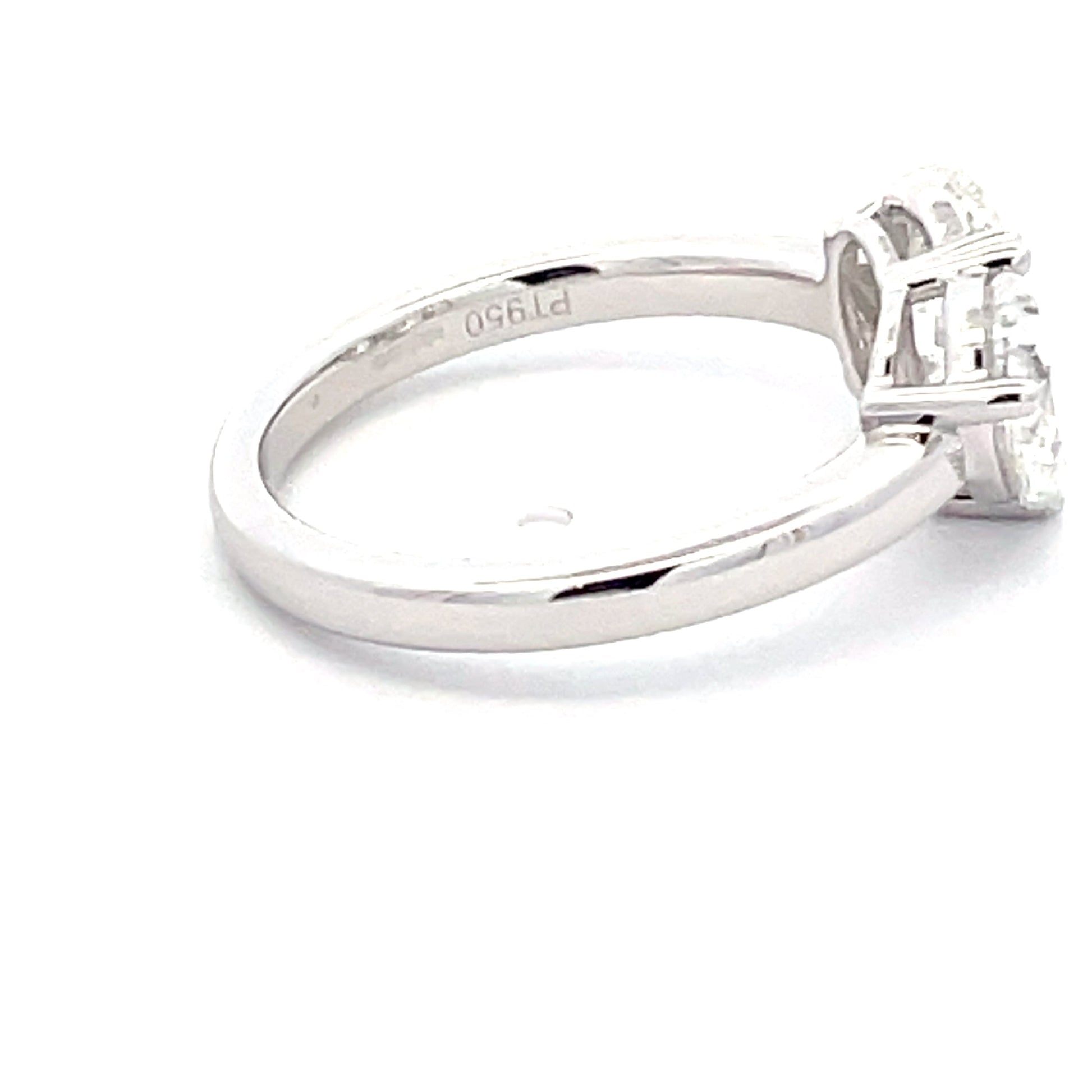 Platinum Oval and Pear Shaped Diamond "Toi et Moi" ring - 2.01cts Gardiner Brothers