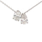 Oval and Pear shaped diamond "Toi et Moi" Style pendant - 1.40cts  Gardiner Brothers   