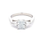 Lab Grown Radiant and Pear Shaped Daimond 3 Stone Ring - 1.30cts  Gardiner Brothers   