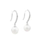 White Gold Pearl and Diamond Drop Earrings Gardiner Brothers