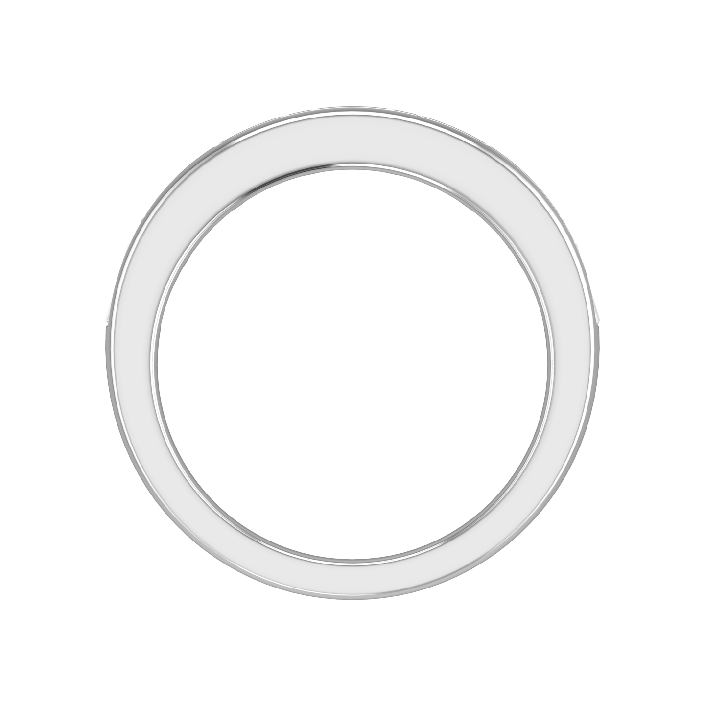 Baguette Cut Diamond channel set Wedding Band gardiner-brothers