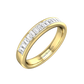 Baguette Cut Diamond Set Wedding Band  Gardiner Brothers 0.20cts 18ct Yellow Gold 