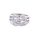 Round Brilliant Cut Diamond Bubble Style Ring ~0.87cts