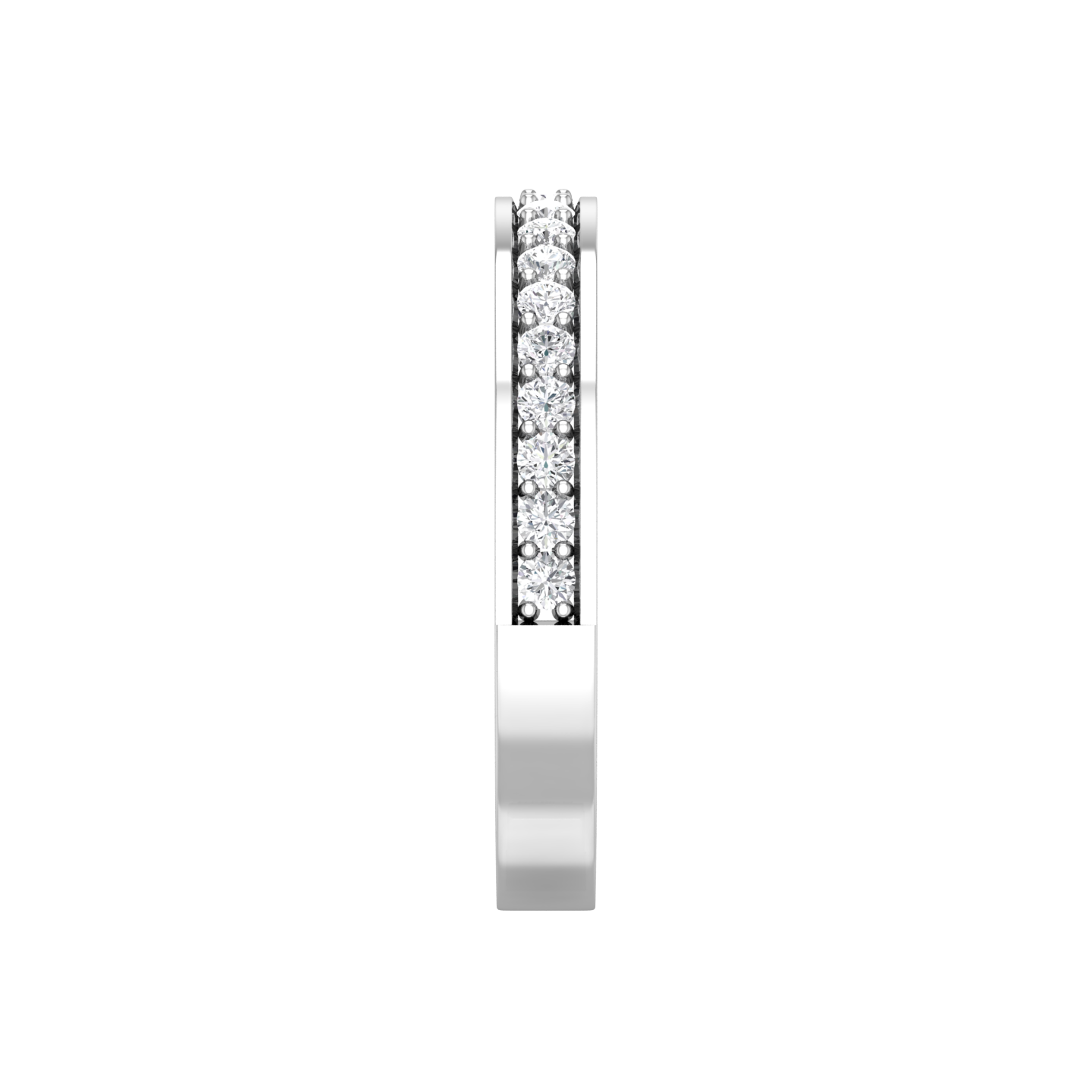 Diamond Set Pavé Style Wedding Band  gardiner-brothers   