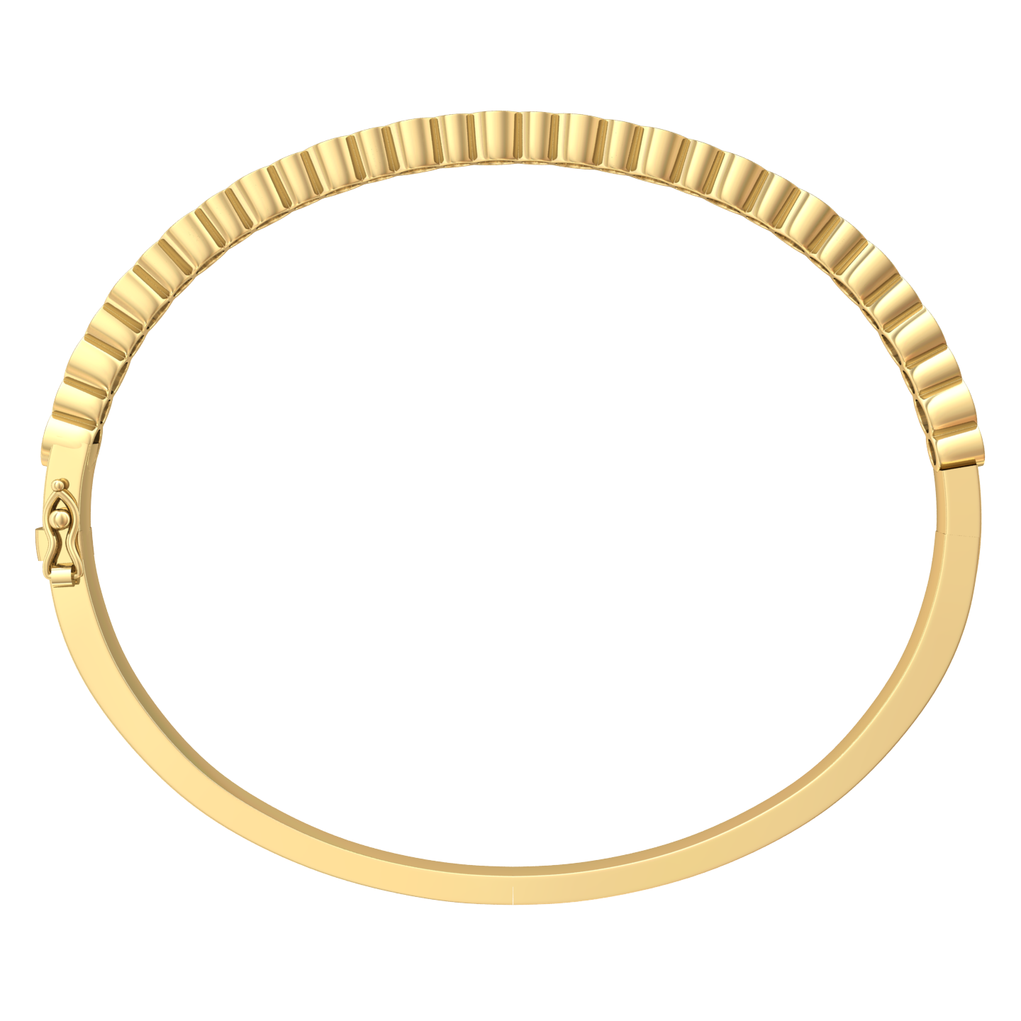 Eclipse Collection Emerald and Diamond Bangle  Gardiner Brothers   