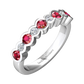 Eclipse Collection Ruby and Diamond Ring  Gardiner Brothers   