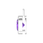 Nova pendant attachment in a plain bezel setting with round Amethyst Gardiner Brothers