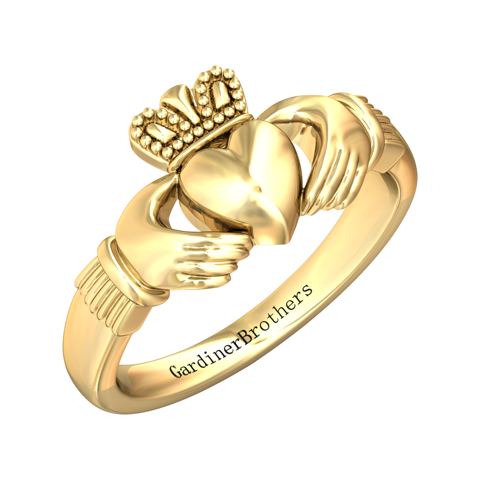 Claddagh Ring - 10mm Gardiner Brothers