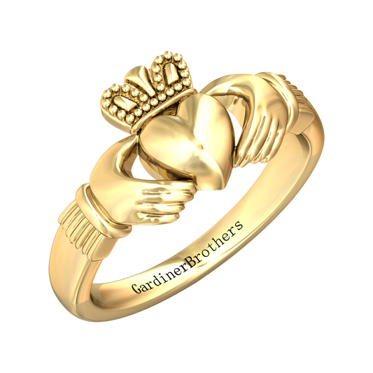 Claddagh Ring - 10mm Gardiner Brothers