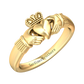 Claddagh Ring - 8mm Gardiner Brothers 9ct Yellow Gold Medium Weight