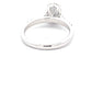 Platinum Oval Shaped Diamond Solitaire ring with diamond set shoulders - 1.76cts Gardiner Brothers