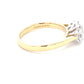 Yellow Gold Oval Shaped Diamond 3 Stone Ring - 1.06cts Gardiner Brothers