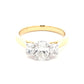 Yellow Gold Oval Shaped Diamond 3 Stone Ring - 1.06cts Gardiner Brothers