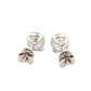 Round brilliant cut diamond solitaire earrings - 2.00cts  Gardiner Brothers   