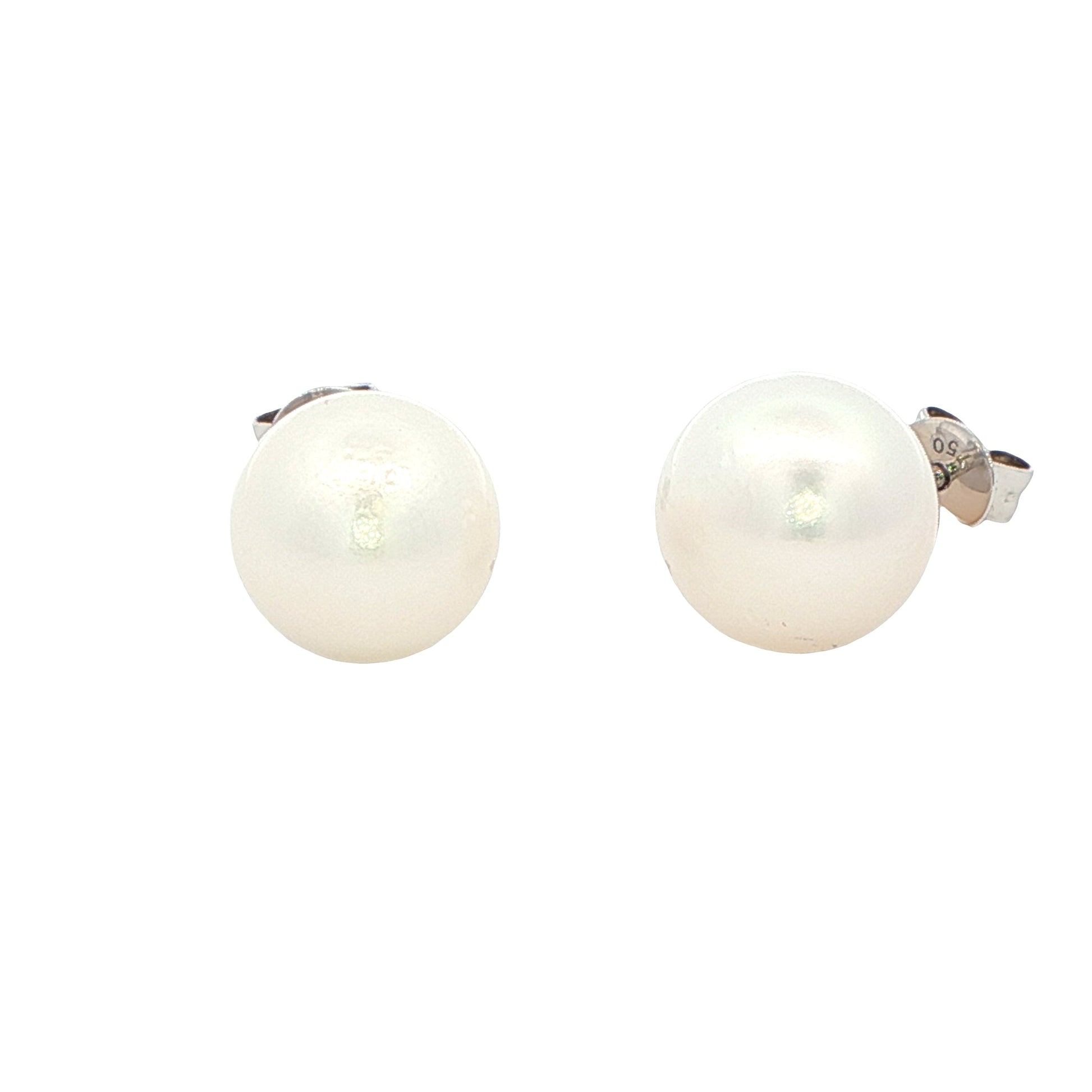Akoya 9mm Pearl earrings Gardiner Brothers
