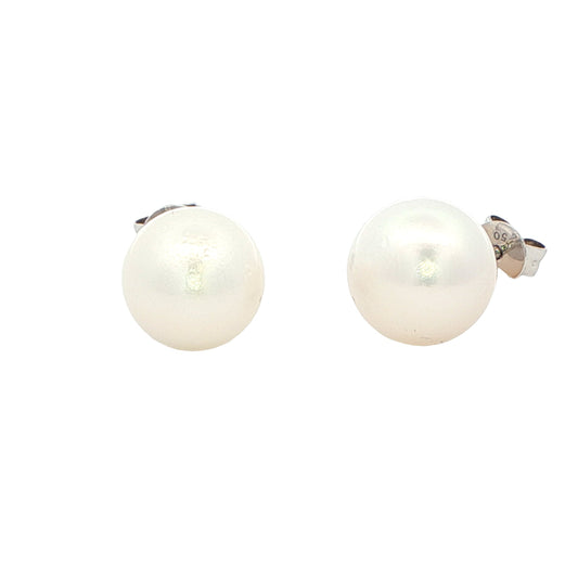 Akoya 9mm Pearl earrings Gardiner Brothers