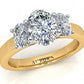 Oval Shape Aurora Diamond 3 Stone ring  Gardiner Brothers