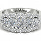 Oval Shape Aurora Diamond 5 Stone Halo Ring  Gardiner Brothers