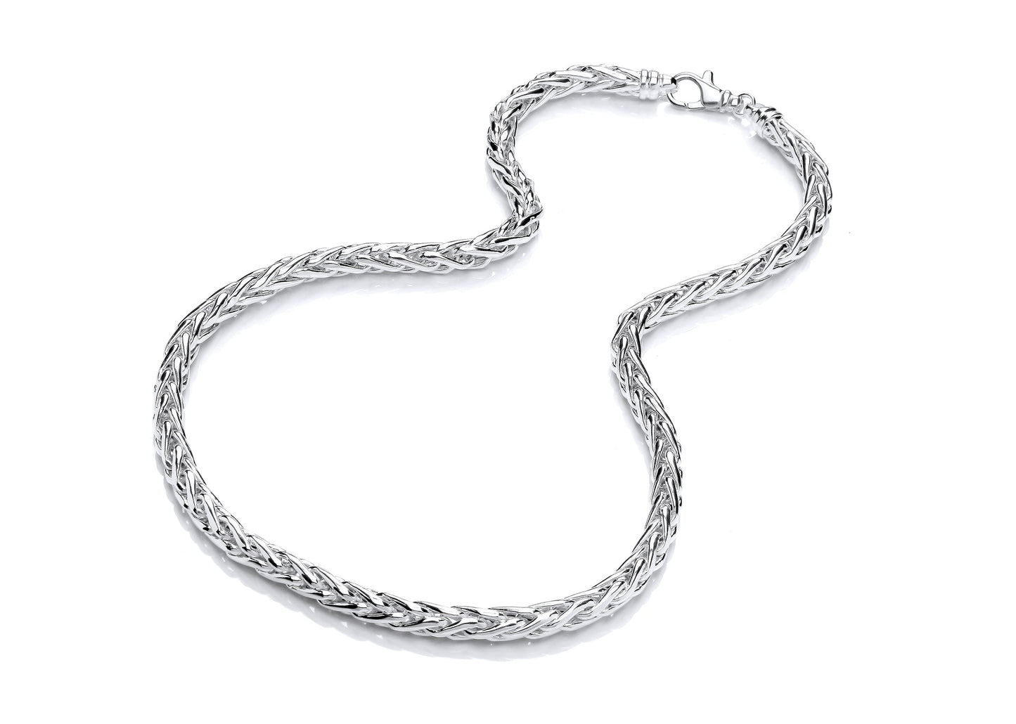 Silver Parmier Link Necklace  Gardiner Brothers