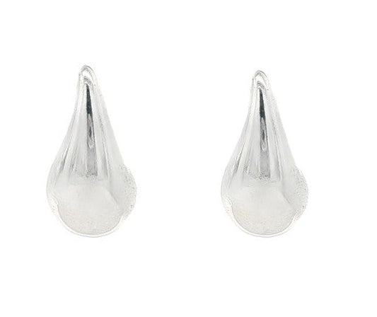 Silver Solid TearDrop Earrings Gardiner Brothers