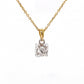 Round brilliant Cut Diamond Solitaire Pendant - 0.80cts  Gardiner Brothers   