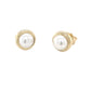 Yellow Gold Pearl Stud Earrings  Gardiner Brothers   