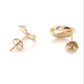 Yellow Gold Open Pear Shaped Earrings  Gardiner Brothers   