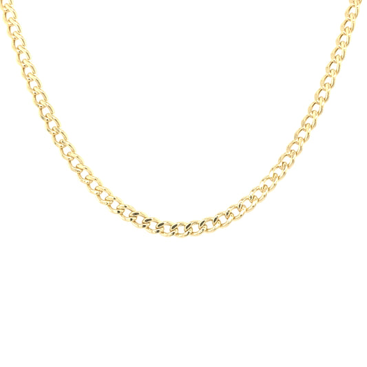 Yellow Gold Curb Chain  Gardiner Brothers   