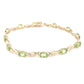 Yellow Gold Peridot Bracelet  Gardiner Brothers   