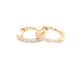 Yellow Gold Diamond Hoop Earrings  Gardiner Brothers   